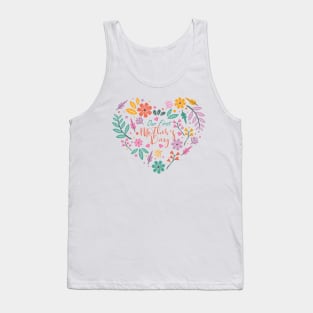 Our First Mother's Shirt - Mommy and Baby Mothers Day Gift Tank Top